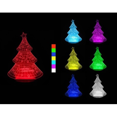 SHARKS 3D LED lampa Vánoční stromek