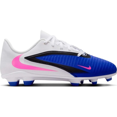 Nike PHANTOM 6 LOW CLUB FG/MG JR Modrá Biela Ružová