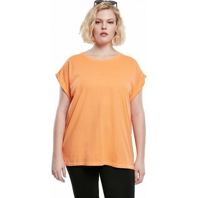 Urban Classics s ohrnutými rukávky žlutá papaya