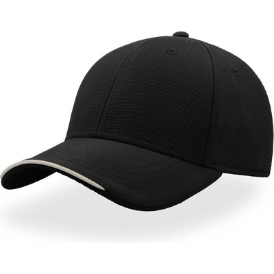 Atlantis Headwear Estoril-S 6 panelová COT33023000299-black Černá