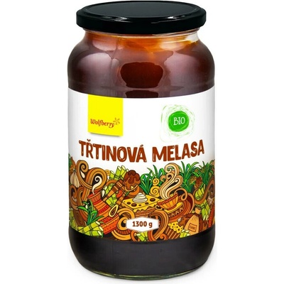 Wolfberry Třtinová melasa BIO přírodní sladidlo v BIO kvalitě 1300 g