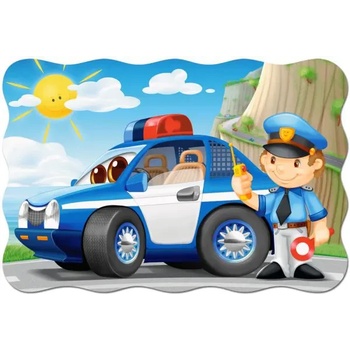 Castorland - Puzzle Police Patrol - 1 - 39 piese