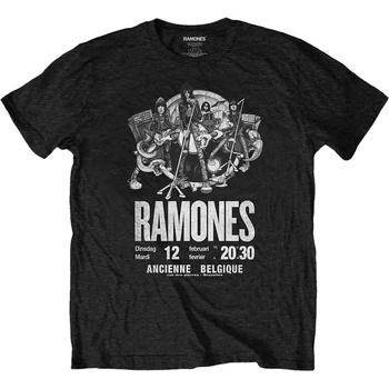 Ramones Риза Belgique Unisex Black XL (RAECOTS01MB04)