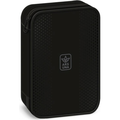 Ars Una Ученически несесер Ars Una, с един цип, две нива, черен (54953710)