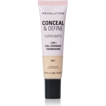 Makeup Revolution Conceal & Define matující make-up F2NC 23 ml