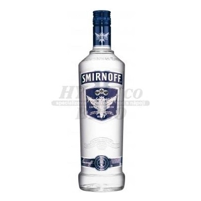 Smirnoff Blue 50% 0,5 l (holá láhev)