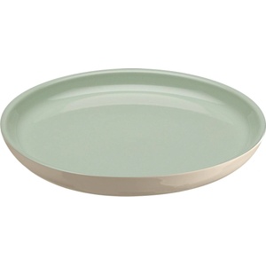 Emile henry (Франция) Керамична чиния emile henry salad plate салатена - цвят мента и екрю (eh 8921-v7)