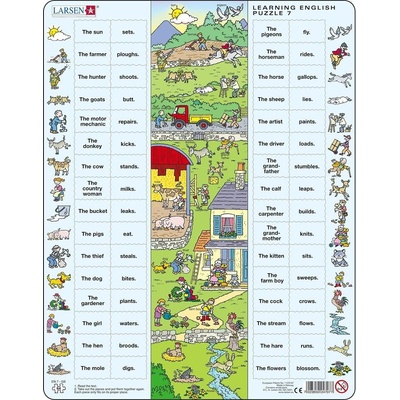 Learning English Puzzle 7 MAXI Larsen
