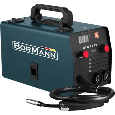 Bormann Комбиниран инверторен безгазов телоподаващ апарат 2 в 1 Bormann Pro BIW1120, MIG / MMA, 230 V, 20-120 A (071433) (071433)