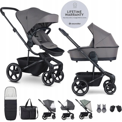 EASYWALKER Set XXL kombinovaný Harvey5 Pebble Grey s príslušenstvom 2020