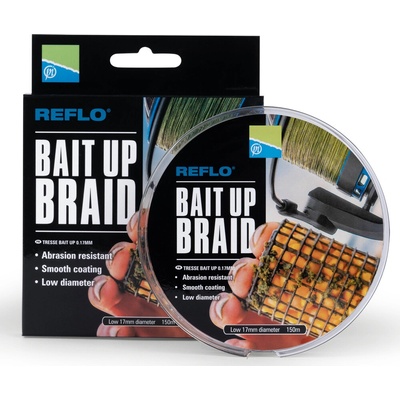 Preston Innovations Splietaná Šnúra Reflo Bait Up Braid 150 m 0,17 mm