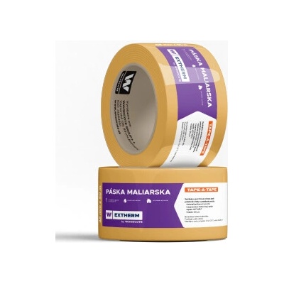 Woodcote Extherm Páska maliarska žltá 48 mm x 50 m 10101Y