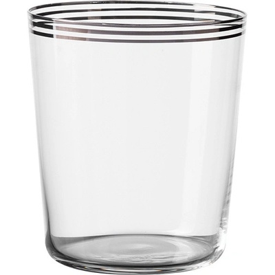 Cent Pohár Tumbler s tromi pruhmi v platinovej farbe 21st ury Glas 440 ml