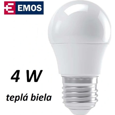 Emos LED žárovka Classic Mini Globe 4W E27 Teplá bílá