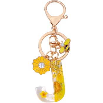 HARAHU Ключодържател Азбука - j / Жълта kp37843 (37843)