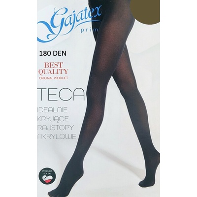 Gajatex-Prim TECA 180 DEN akrylové punčochové kalhoty BRAZ ČOKOLÁDOVÁ