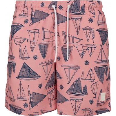 Urban Classics Pattern Swim Shorts yacht aop