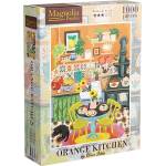 Magnolia Пъзел Magnolia от 1000 части - Оранжева кухня (3473)