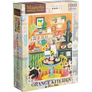 Magnolia Пъзел Magnolia от 1000 части - Оранжева кухня (3473)