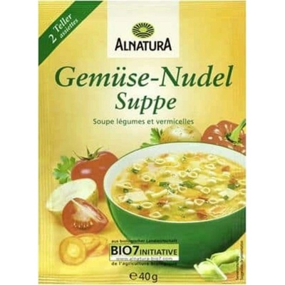 Alnatura Bio zeleninová nudlová polévka 40 g