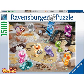 Ravensburger Пъзел Ravensburger от 1500 части - Коледната пекарна на Гелини (16713)