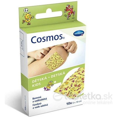 Cosmos Detská náplasť na rany 6x10 cm 10ks