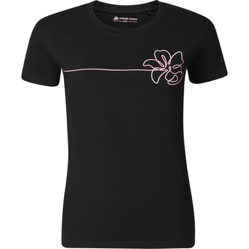 ALPINE PRO Дамска памучна тениска ALPINE PRO NORDA black вариант pa ALPINE PRO | Cheren | ЖЕНИ | XS