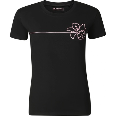 ALPINE PRO Дамска памучна тениска ALPINE PRO NORDA black вариант pa ALPINE PRO | Cheren | ЖЕНИ | XS