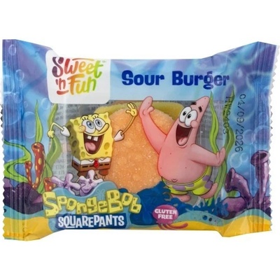 Sweet´n Fun Sponge Bob kyselý želé burger 40 g