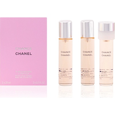 Chanel Chance EDT 3 x 20 ml dárková sada
