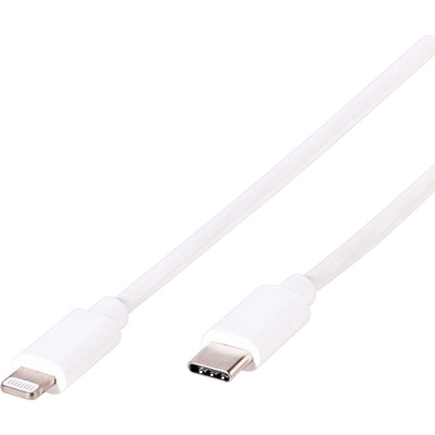 Vivanco Кабел Vivanco 60085, от USB C(м) към Lightning(м), 2m, бял (60085)