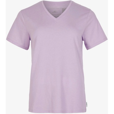 Светлолилава дамска основна тениска с V-образно деколте O'Neill ESSENTIALS V-NECK T-SHIRT O'Neill | Lilav | ЖЕНИ | M