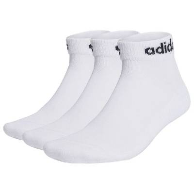 Чорапи Adidas Linear Ankle Socks Cushioned 3P - Бял