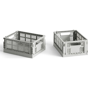 Hay Colour Crate Mini кошчета за съхранение светлoсив, 2 бр (AE358-A668-AB85)