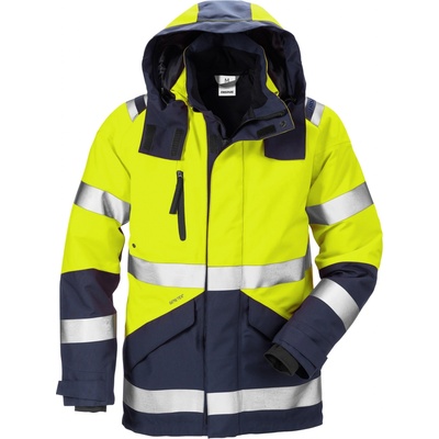 Fristads Výstražná GORE TEX bunda 4988 GXB Fluorescenčná žltá čierna