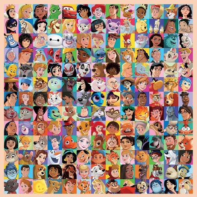Hachette - Puzzle Who's who Disney? - 1 000 piese