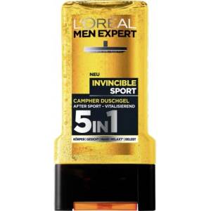 L'Oréal Men Expert Invincible Sport 5 в 1 Душ гел за мъже 30мл