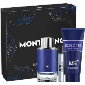 Mont Blanc Комплект Explorer Ultra Blue - Парфюмна вода, 100 и 7.5 ml + Душ гел, 100 ml - ozone