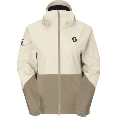 Scott Дамско водоустойчиво яке Scott Women's Jacket Explorair Light Dryo 2.5L Waterproof jacket - Cotton White / Toast Beige - размер XL (102-4456-0615)