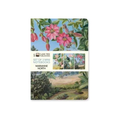 Flame Tree Publishing Kew Gardens' Marianne North Set of 3 Mini Notebooks | Flame Tree Studio