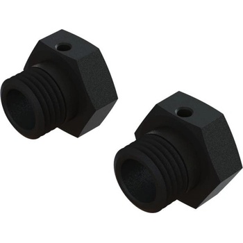 Arrma шестостенен носач 17mm, 16.5mm, алуминий черен (2)
