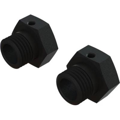 Arrma шестостенен носач 17mm, 16.5mm, алуминий черен (2)