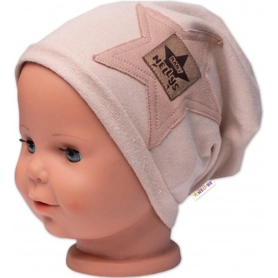 Detská čiapka Baby Star Baby Nellys béžová