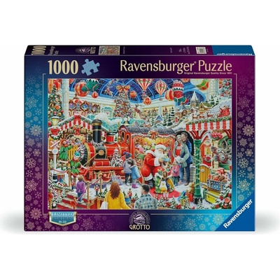 Ravensburger Santov parný vlak Grotto 1000 dielov