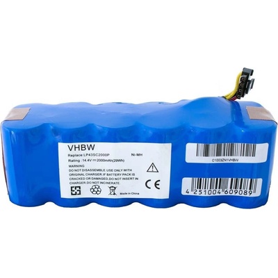 VHBW Батерия за Profimaster Robot 2712 / Ecovacs Deebot CR120 / iLife X500, 2000 mAh (800106366)
