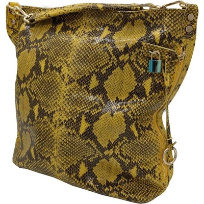 Donatella dámská kožená kabelka 715219 ŽLUTÁ