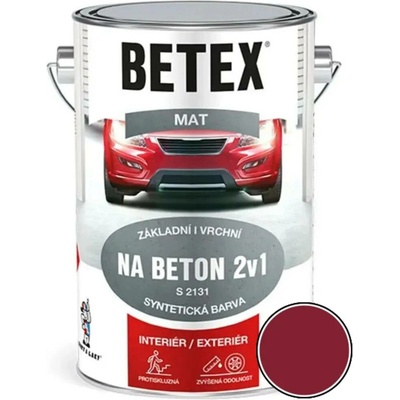 Betex 2v1 na beton S2131 5 kg červenohnědá – Zboží Dáma
