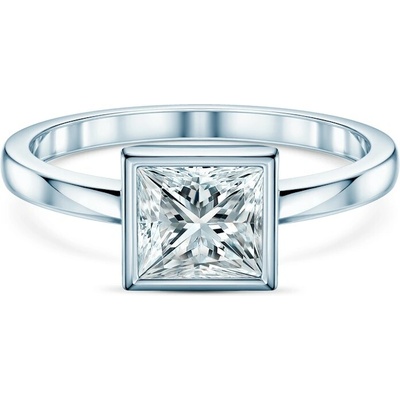 Savicki Zásnubný prsteň Pure biele zlato laboratórny diamant PURE P PR 50 LAB B