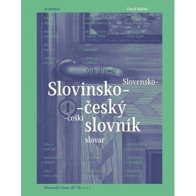 Slovinsko-český slovník - David Blažek