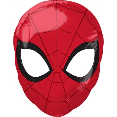 Foliový balónek Spiderman hlava 30 x 43 cm